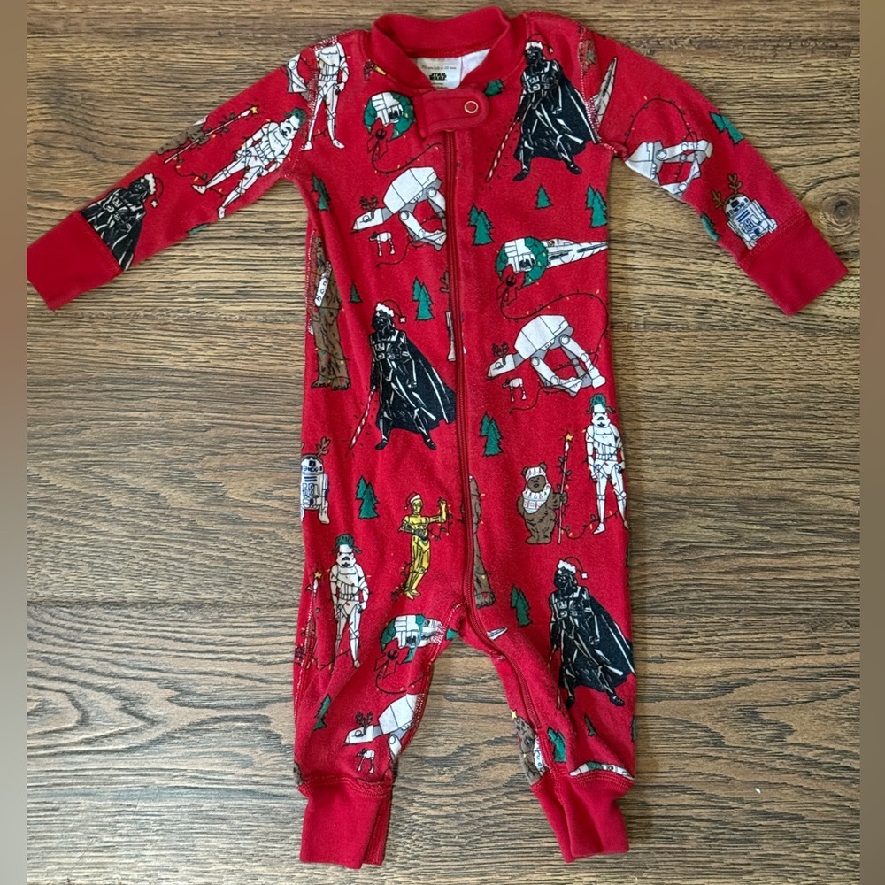 Hanna Andersson Star Wars Christmas Pajama, 6-12mo